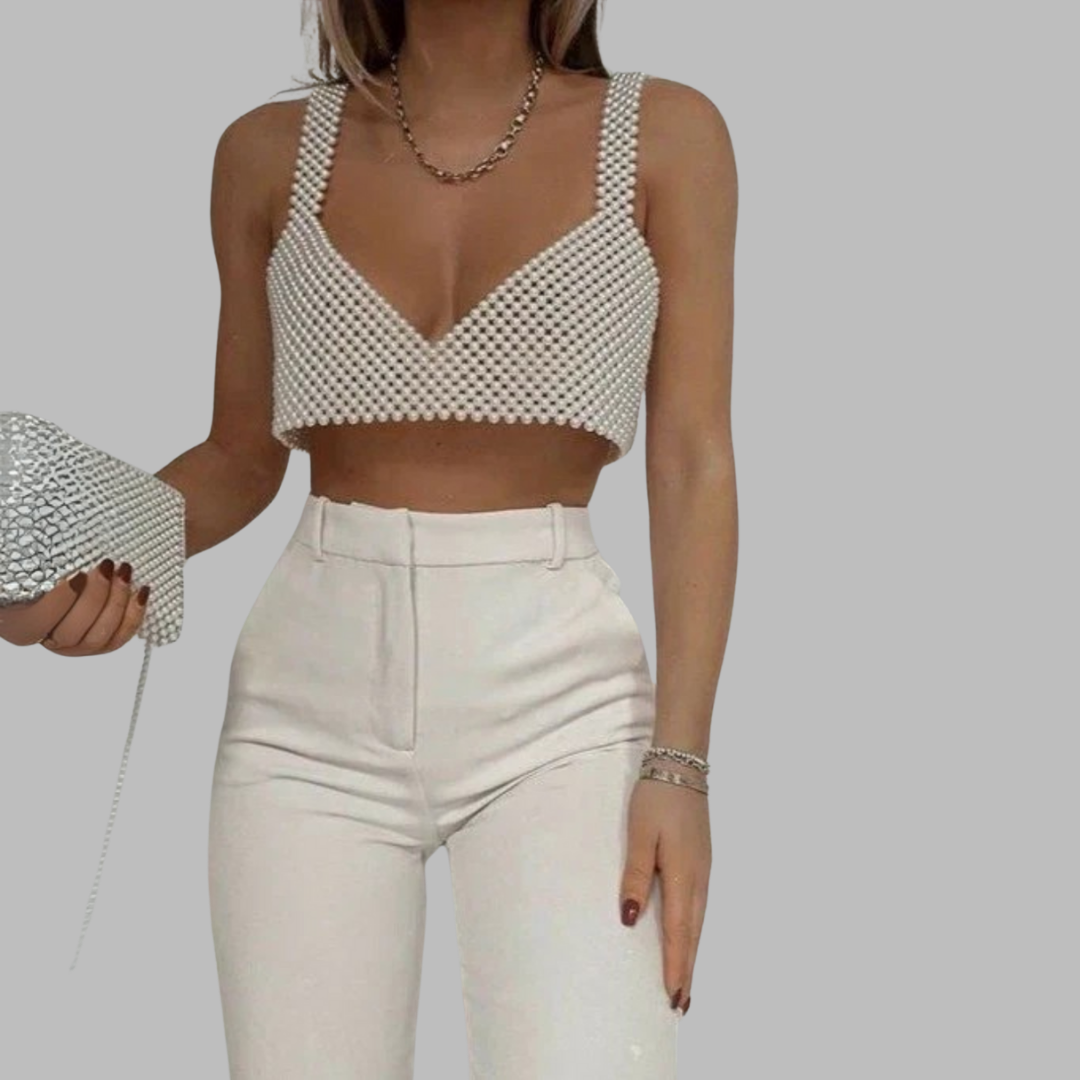 Ysolara | Ivory Gem Bralette für luxuriösen Komfort