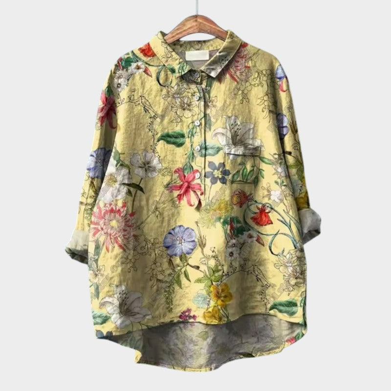 Livia | Bluse Premium mit Spitzenbesatz