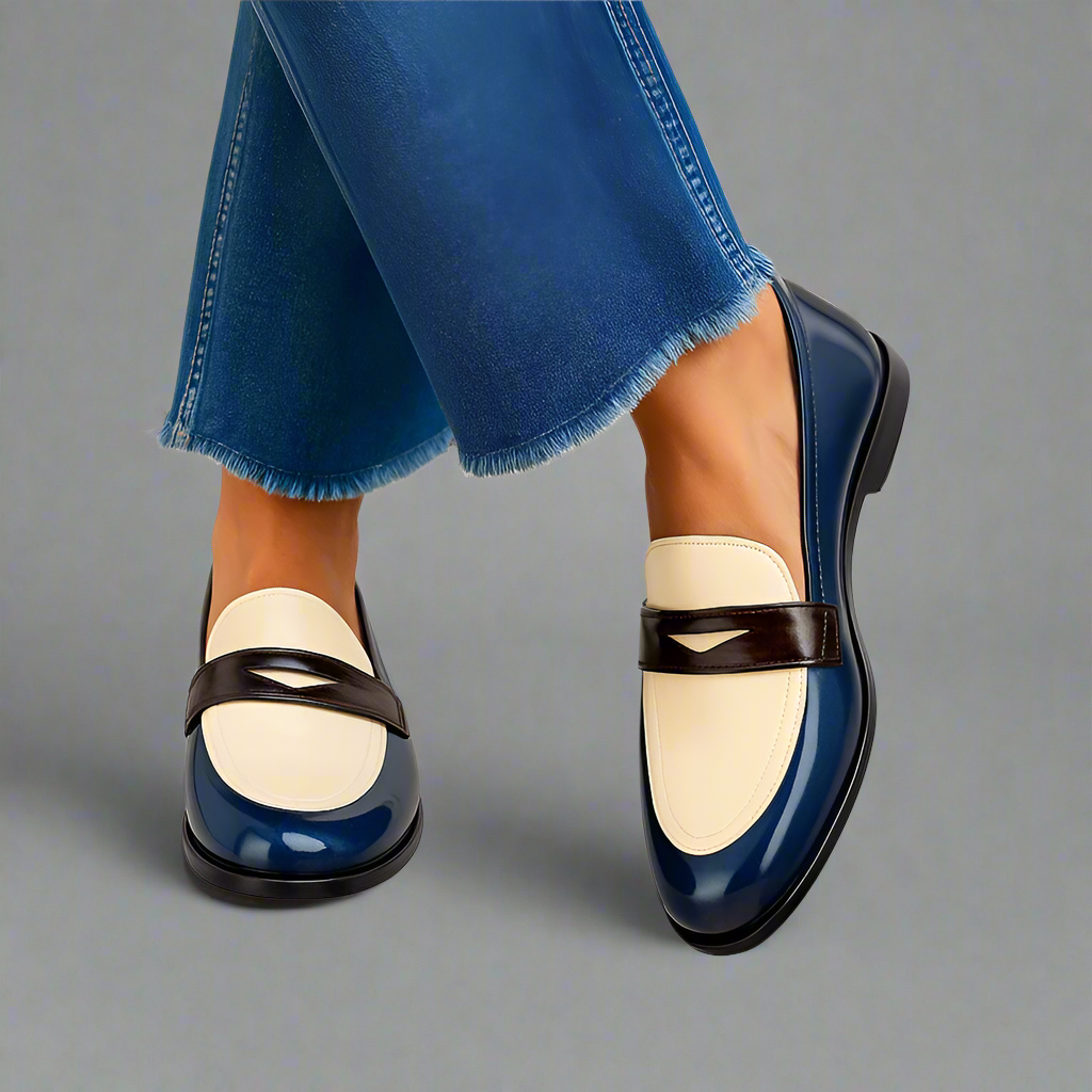 Ottilie | Premium Contrast Loafer für Eleganz und Komfort