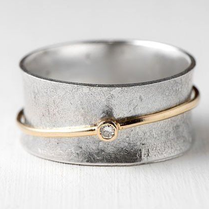 Carmina | Zirkonia-Ring mit edler Linie