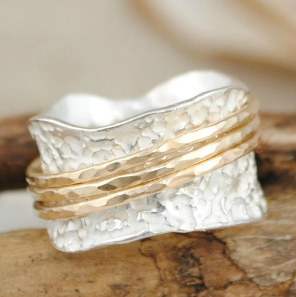 Clarissa | Spinner-Ring mit schlankem Design