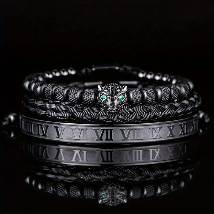Siegmund | Lederarmband im markanten Stil