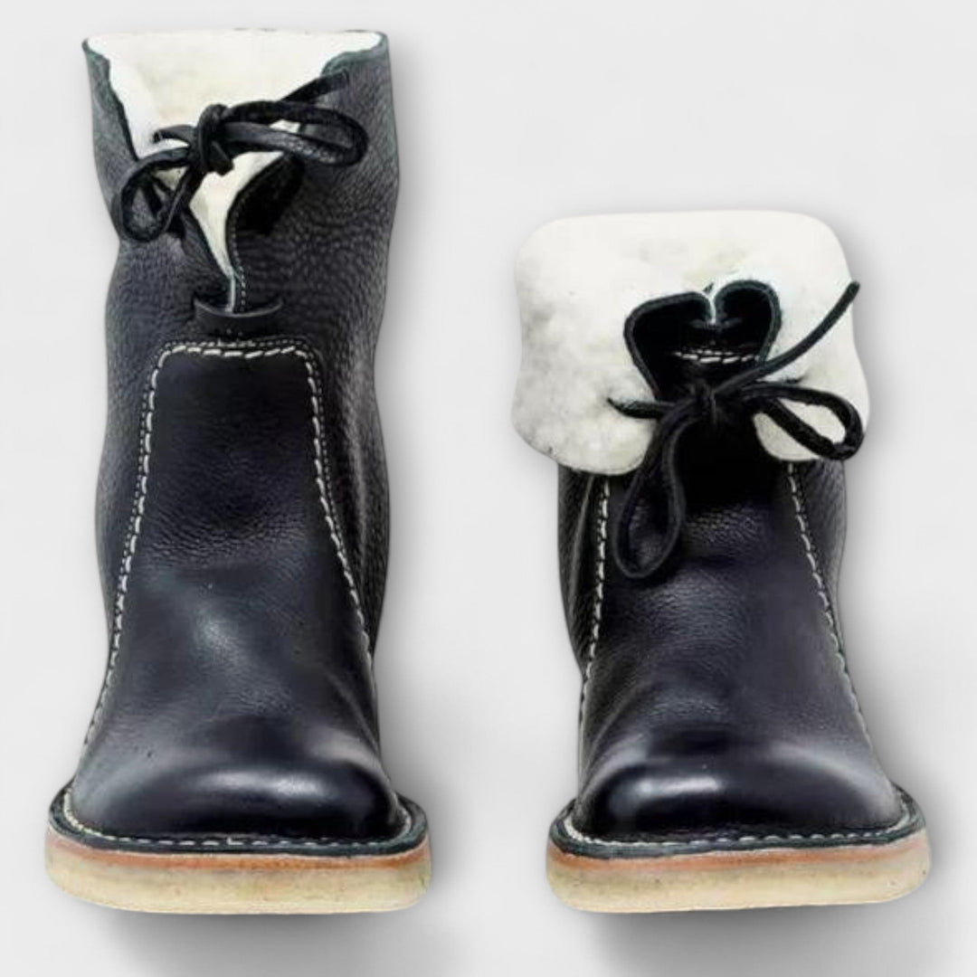 Wasserdichte Stiefel mit Wollfütterung