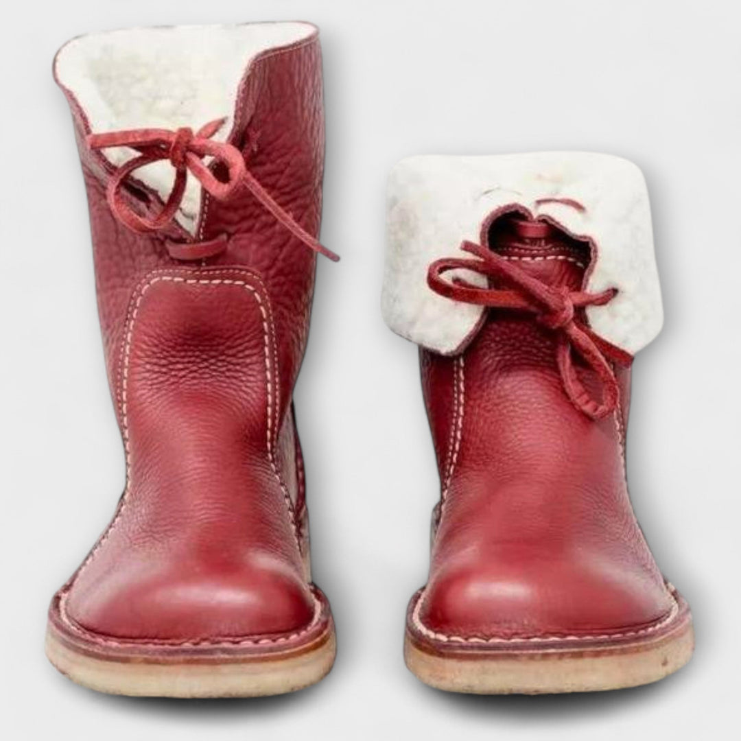 Wasserdichte Stiefel mit Wollfütterung