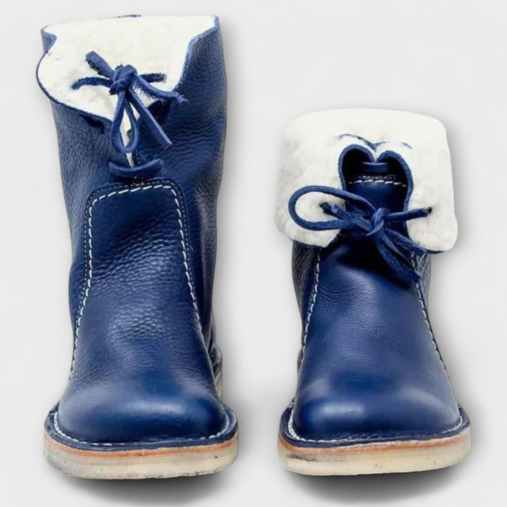 Wasserdichte Stiefel mit Wollfütterung
