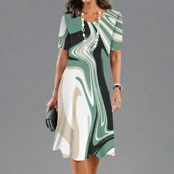 Urswinda | Elegantes Farbverlauf-Sommerkleid