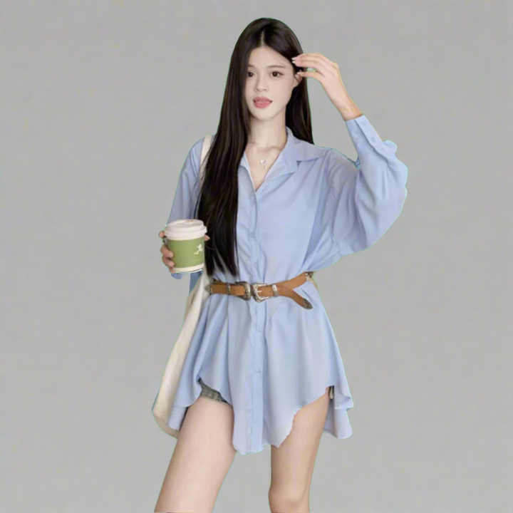 Maja | Oversize Bluse aus weicher Baumwolle
