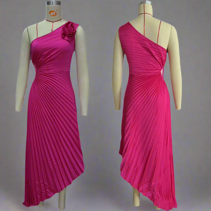 Selinde | Verspieltes Midikleid mit Blumendruck