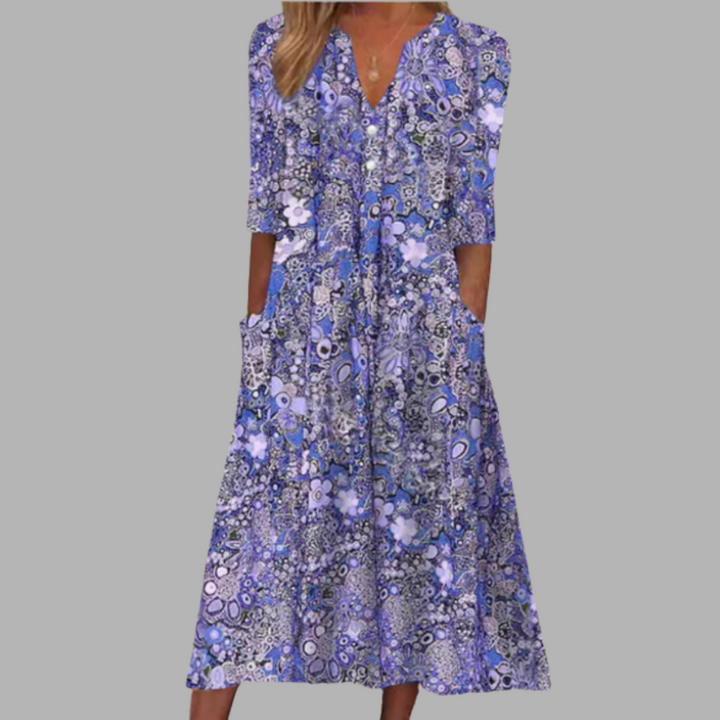 Hildine | Premium Sommerkleid aus Bio-Baumwolle