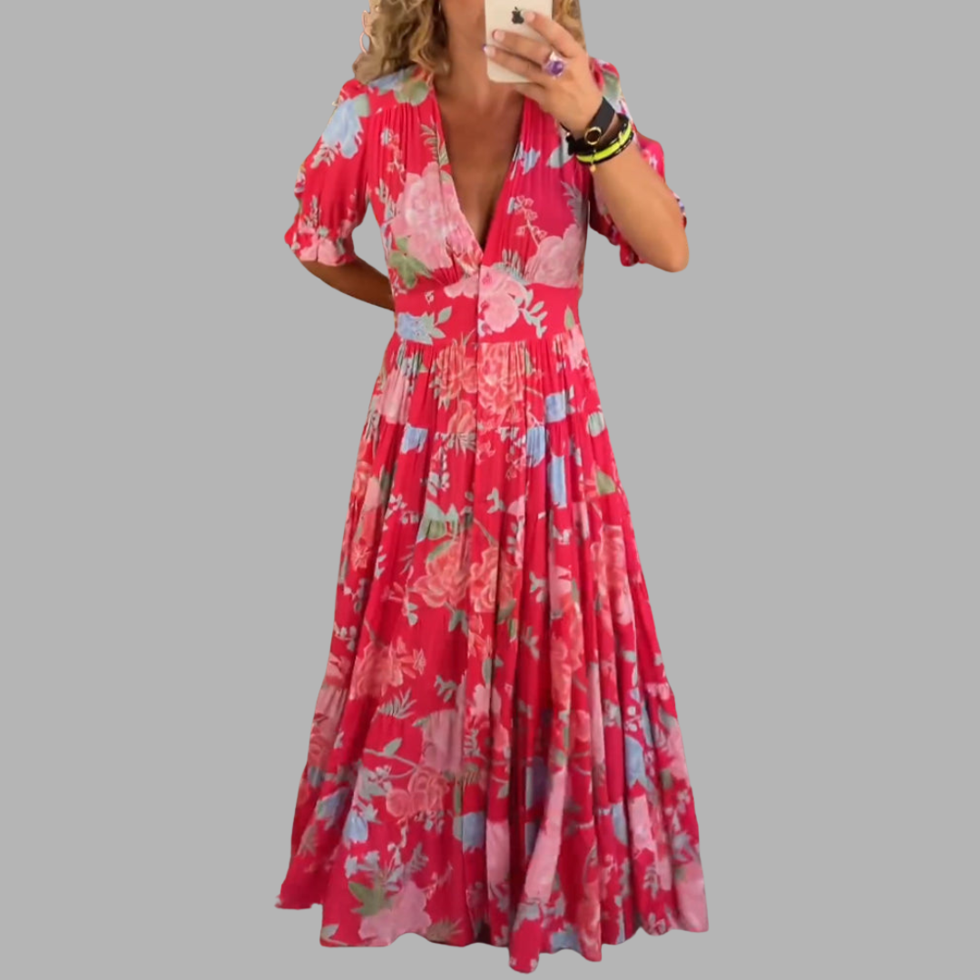 Wendula | Premium Boho-Kleid mit Taschen