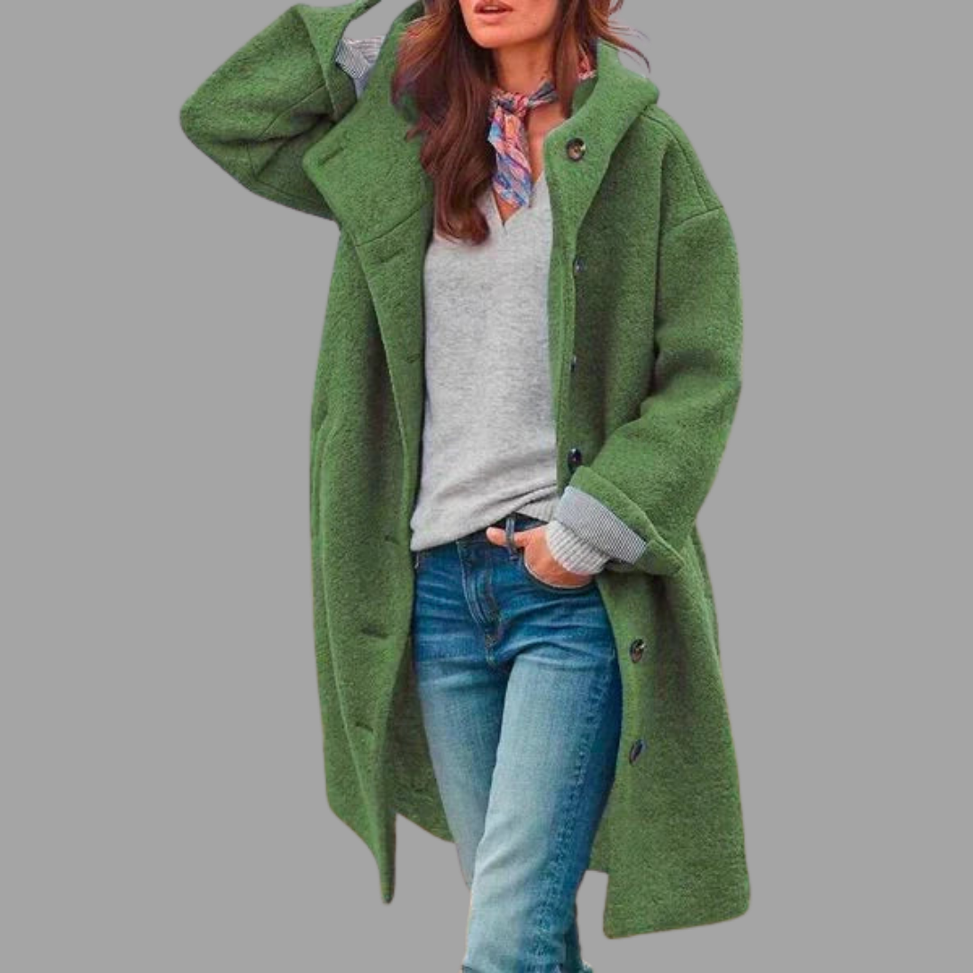 Minchen | Kuschelige Outdoor-Jacke mit Knöpfen