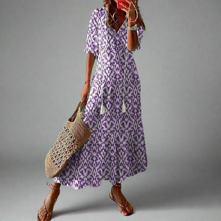 Cyratrud | Luftiges Maxikleid mit moderner Eleganz