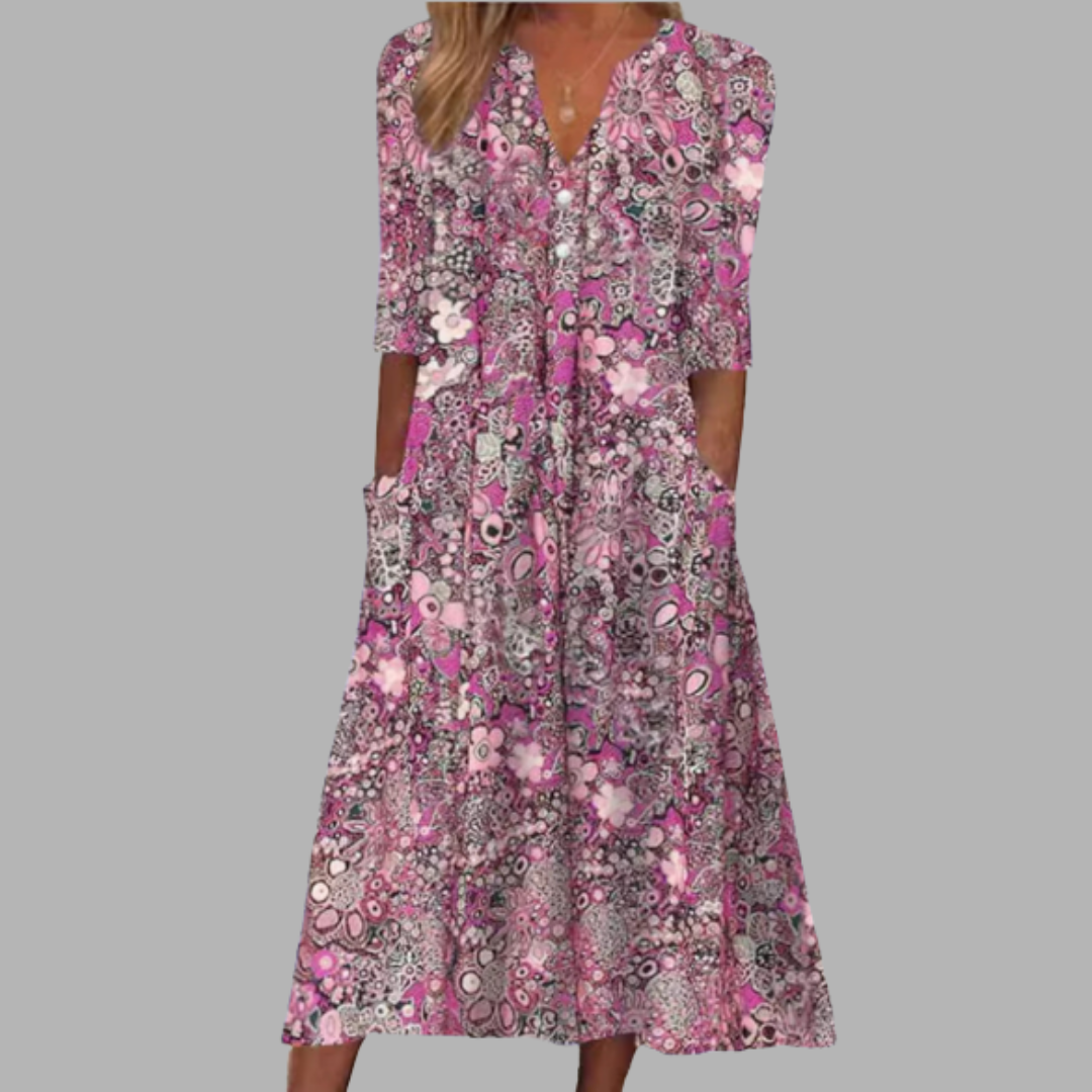 Hildine | Premium Sommerkleid aus Bio-Baumwolle
