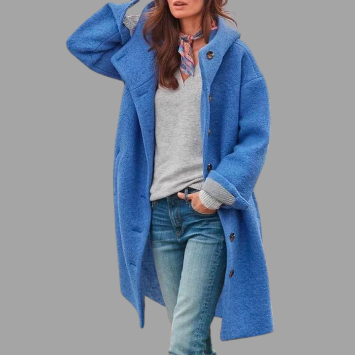 Minchen | Kuschelige Outdoor-Jacke mit Knöpfen