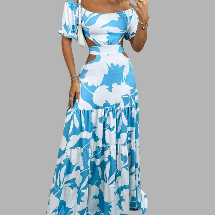Isabell | Elegantes Cut-Out-Midikleid