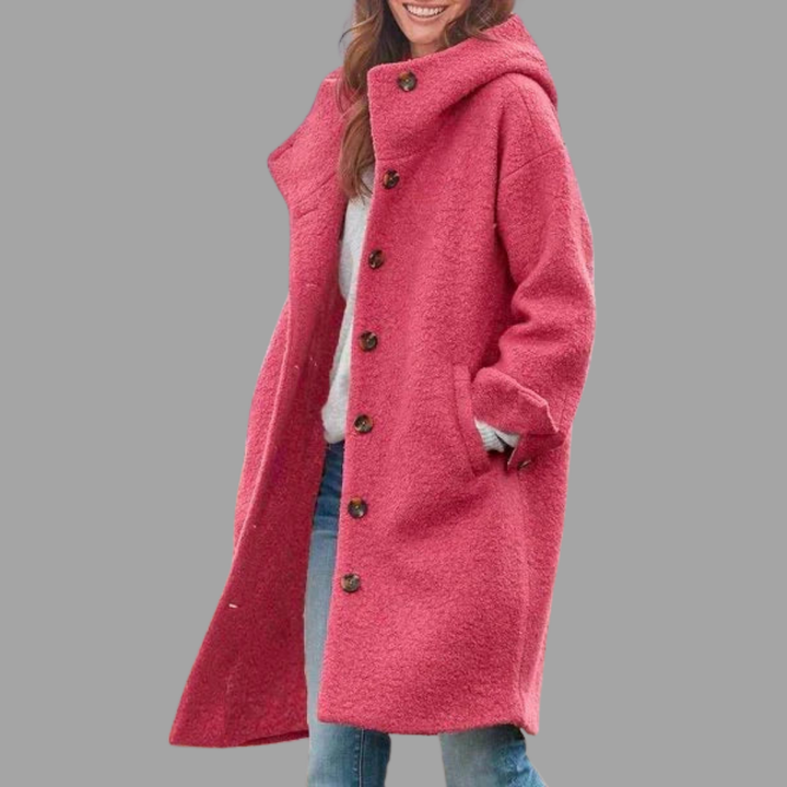 Minchen | Kuschelige Outdoor-Jacke mit Knöpfen