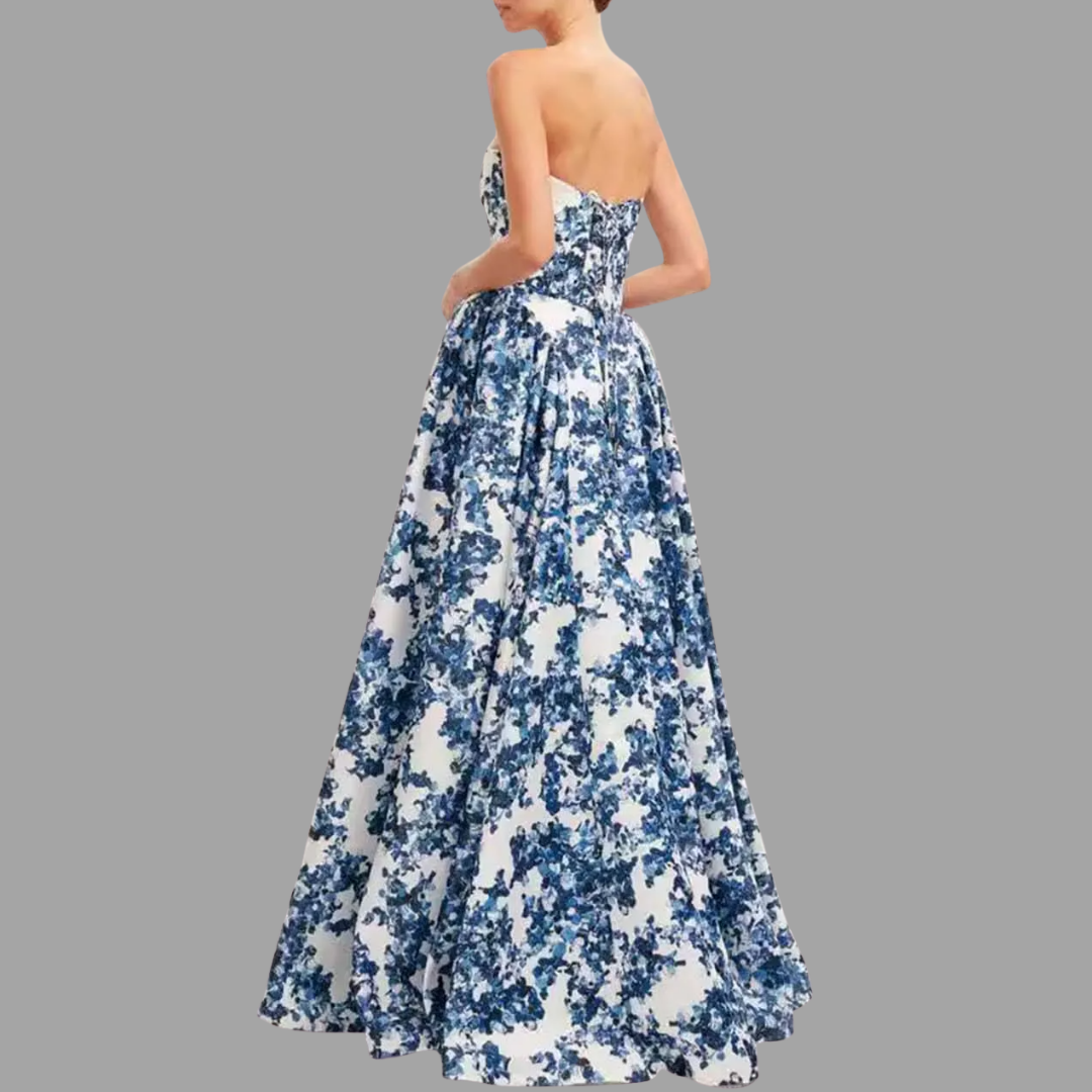 Agathe | Exklusives Blumenkleid mit femininer Eleganz