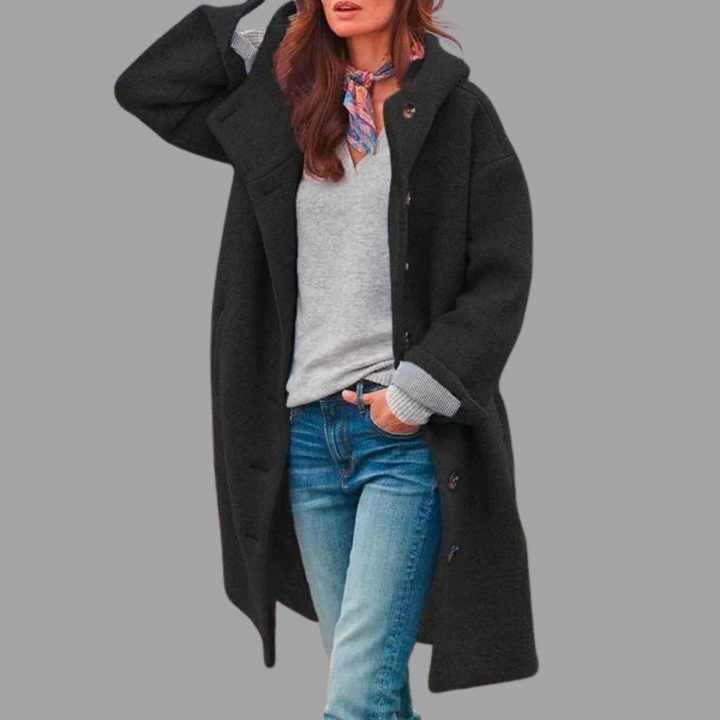 Minchen | Kuschelige Outdoor-Jacke mit Knöpfen