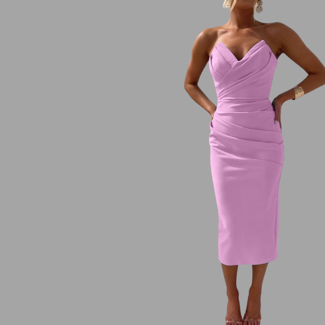 Elin | Schulterfreies Abendkleid mit Eleganz