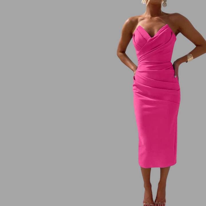 Elin | Schulterfreies Abendkleid mit Eleganz