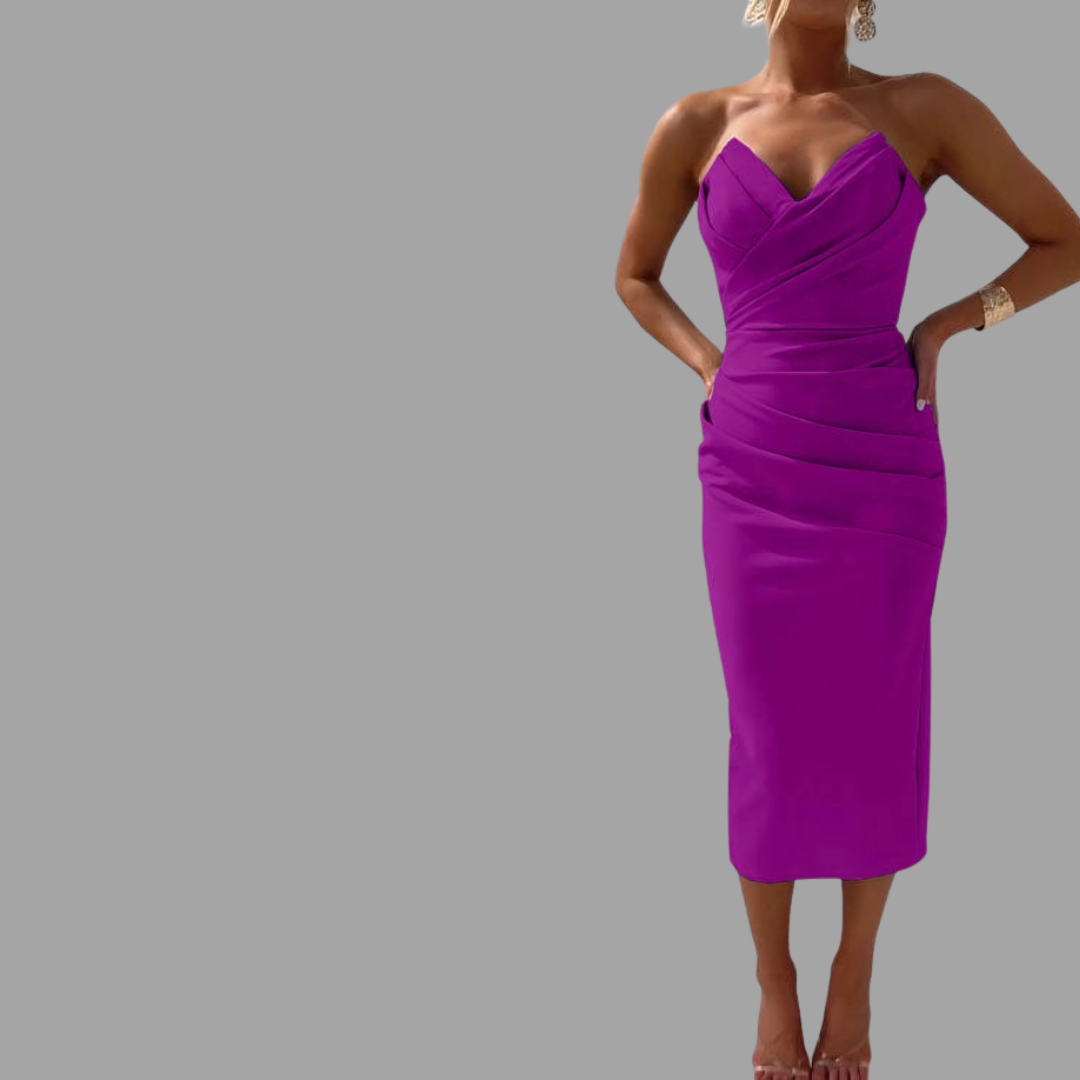 Elin | Schulterfreies Abendkleid mit Eleganz