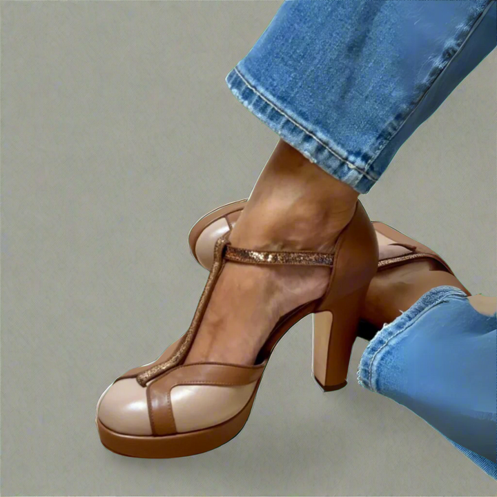 Criselmara | Elegante Komfortsandalen mit Absatz