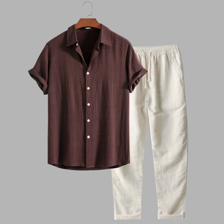 Viktor | Leichtes Leinen Sommer Set für Komfort und Stil