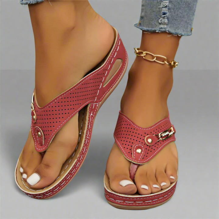 Mira | Retro Sandalen für Damen mit Fußgewölbeunterstützung – Bequem und Stylisch