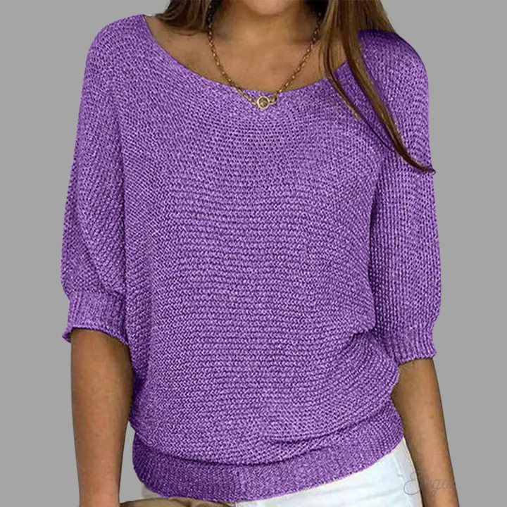 Wendela | Eleganter Strickpullover mit Wohlfühlfaktor