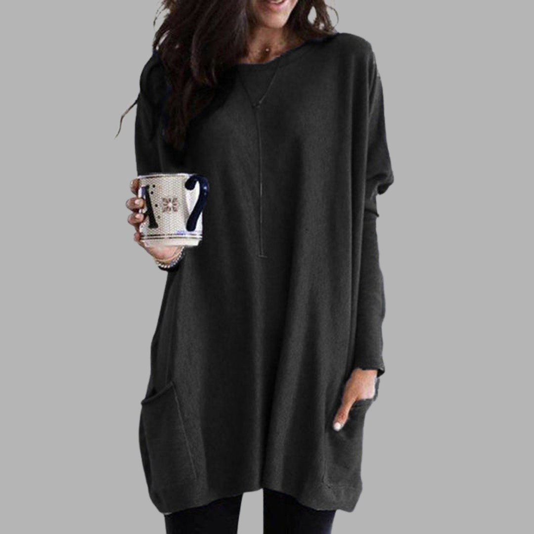 Carla | Oversized Pullover mit Rundhalsausschnitt und Wohlfühlkomfort