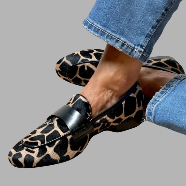 Jasmina | Premium Animal-Print Loafer für Eleganz und Komfort