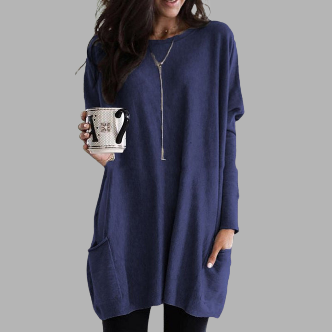 Carla | Oversized Pullover mit Rundhalsausschnitt und Wohlfühlkomfort