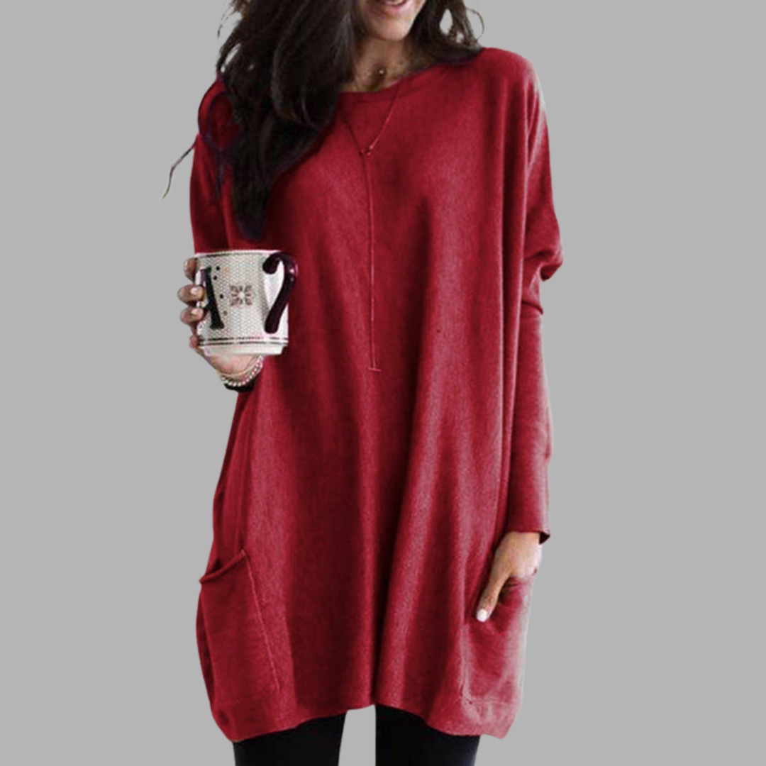 Carla | Oversized Pullover mit Rundhalsausschnitt und Wohlfühlkomfort