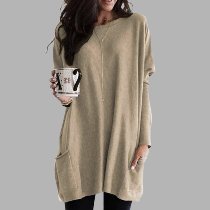 Carla | Oversized Pullover mit Rundhalsausschnitt und Wohlfühlkomfort
