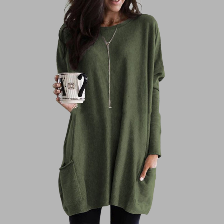 Carla | Oversized Pullover mit Rundhalsausschnitt und Wohlfühlkomfort