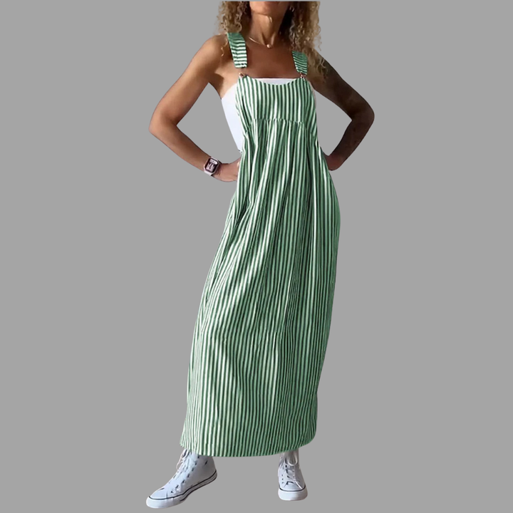 Corinne | Jumpsuit mit edlem Streifenlook