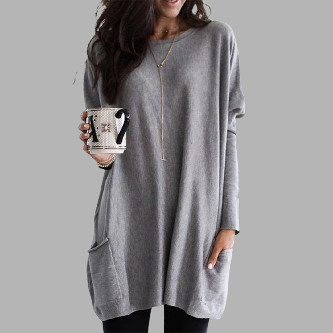 Carla | Oversized Pullover mit Rundhalsausschnitt und Wohlfühlkomfort