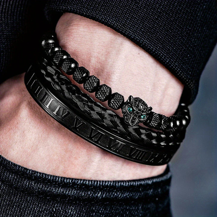Siegmund | Lederarmband im markanten Stil