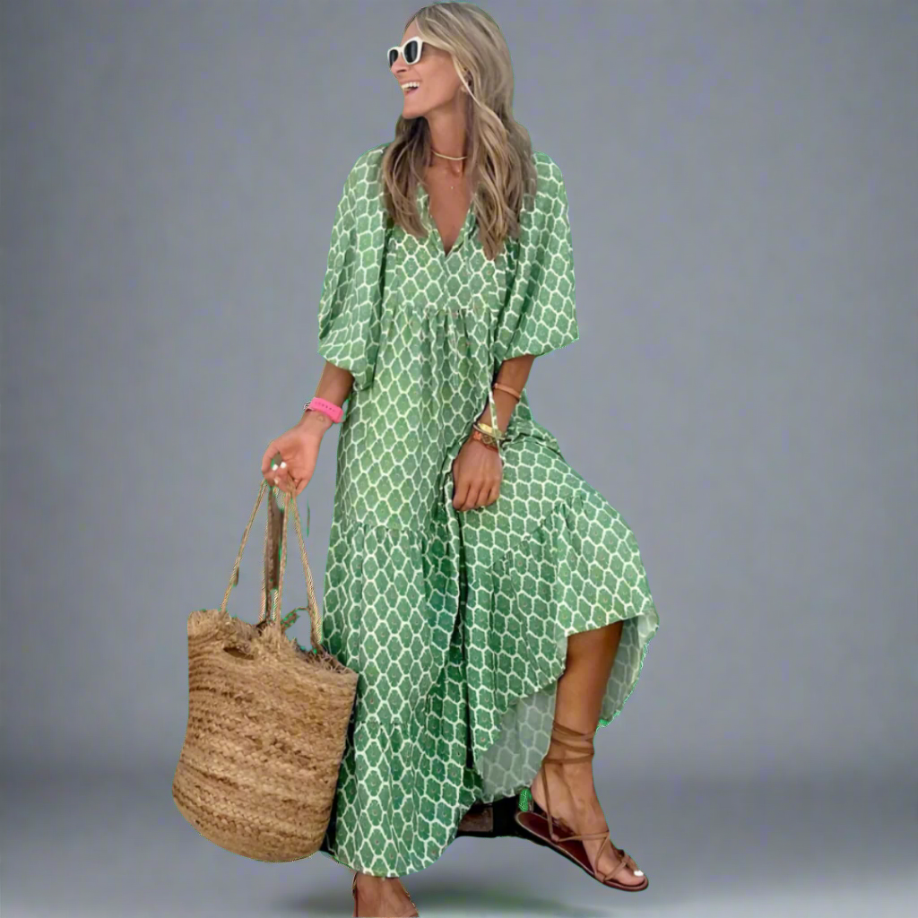 Paldruna | Elegantes Maxikleid mit Komfort-Passform