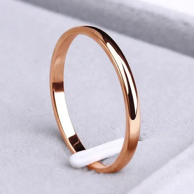Leandra | Einfacher Gold- und Silberring