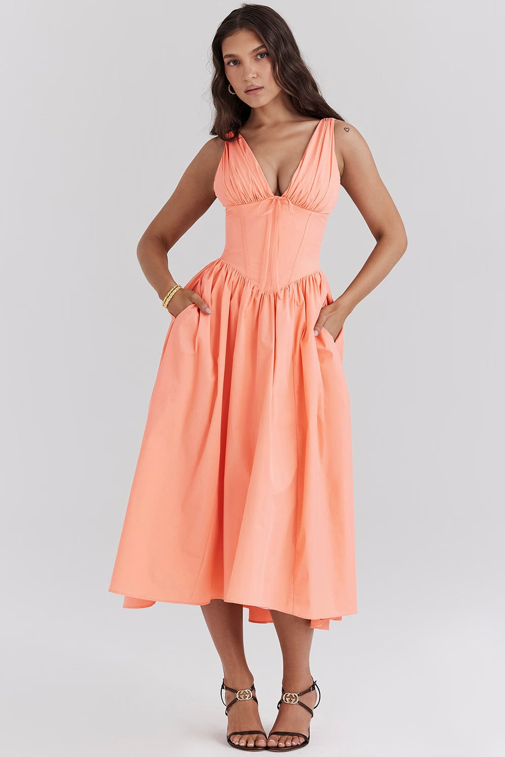 Tilda | Zeitloses Midi-Kleid
