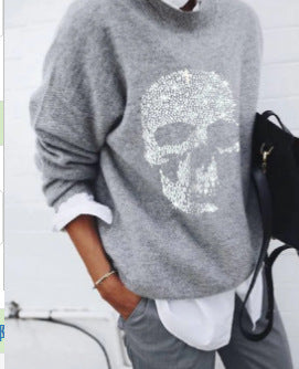 Marina - Lässiger Pullover mit Leo-Design