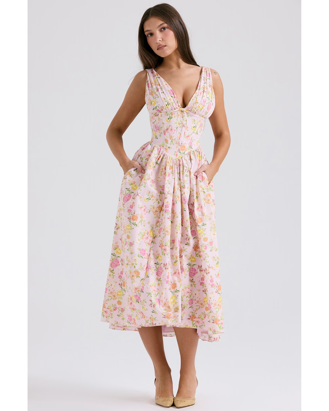 Tilda | Zeitloses Midi-Kleid