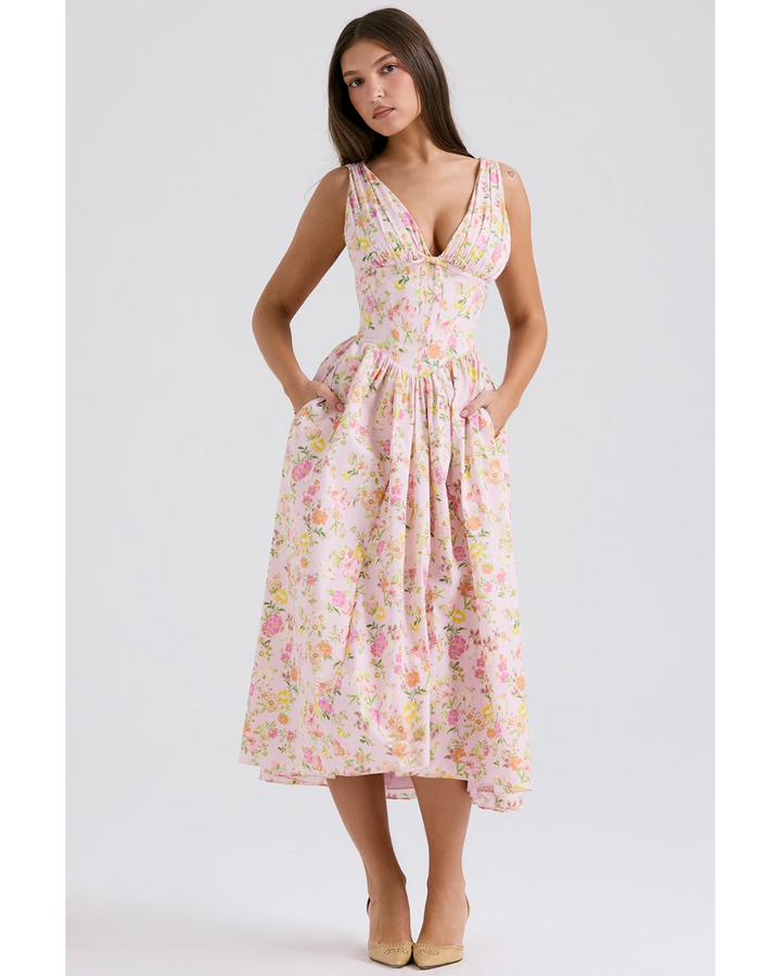 Tilda | Zeitloses Midi-Kleid