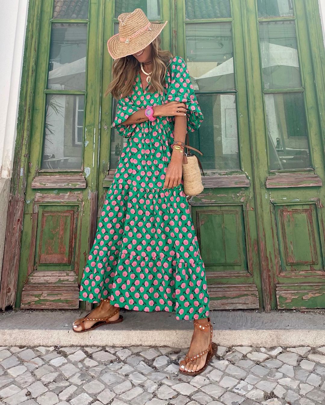 Bellona | Langes Boho Kleid