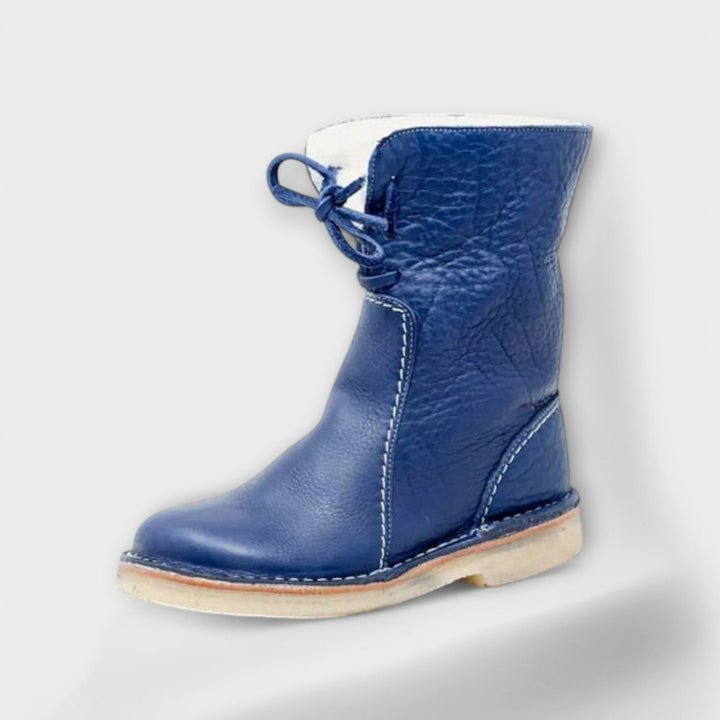 Wasserdichte Stiefel mit Wollfütterung