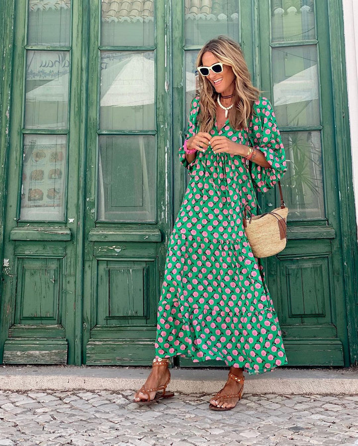 Bellona | Langes Boho Kleid