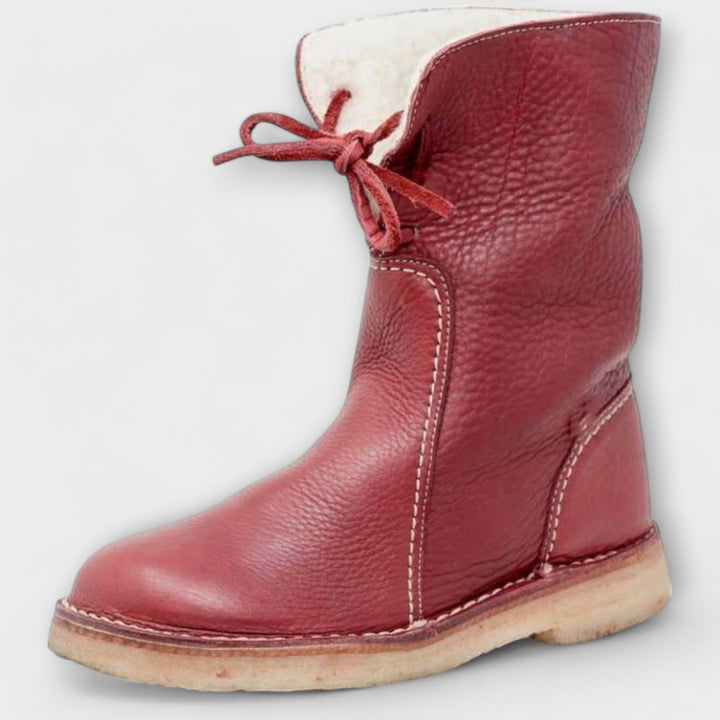 Wasserdichte Stiefel mit Wollfütterung