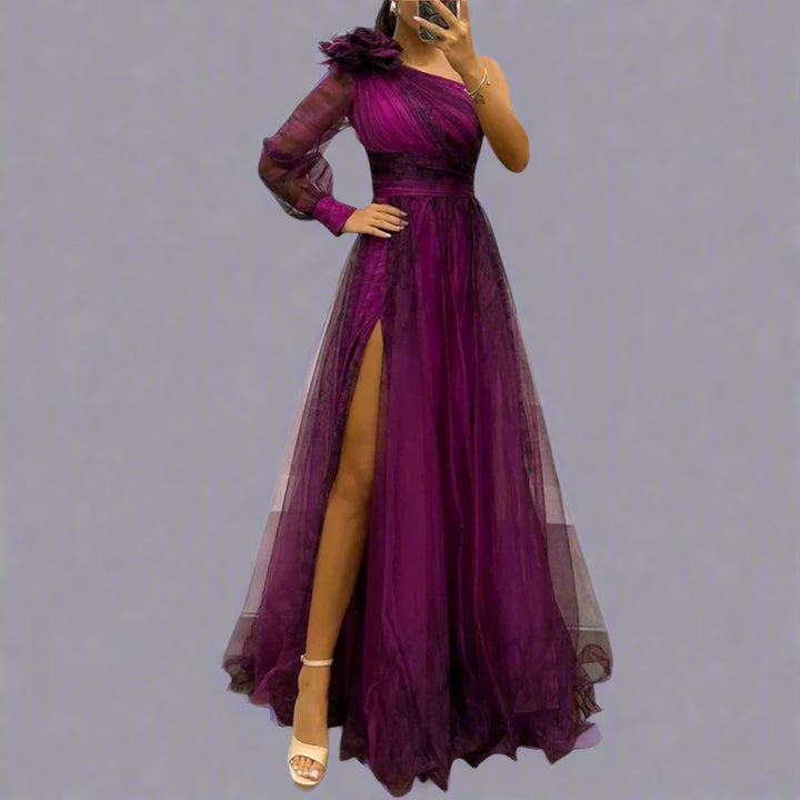 Ximena | Einzigartiges Mesh-Maxikleid