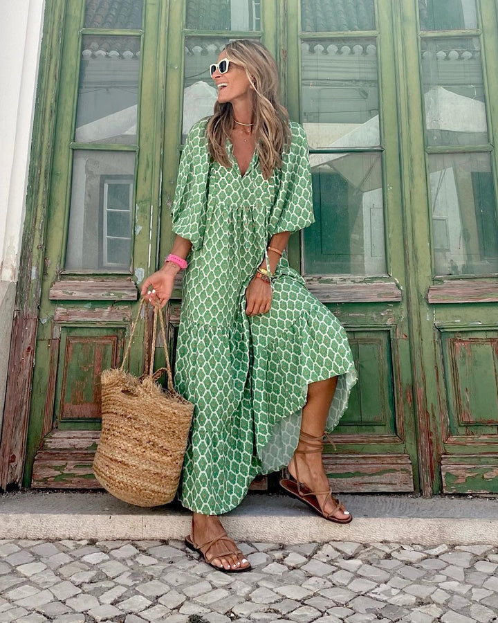 Bellona | Langes Boho Kleid